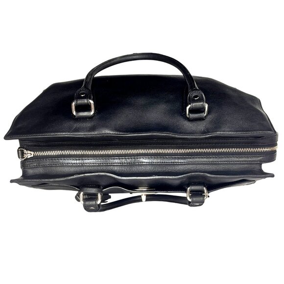 Coach Black Leather Lg Legacy Chelsea Carryall Satchel W Tassels & Hangtag 25365 - Picture 11 of 14